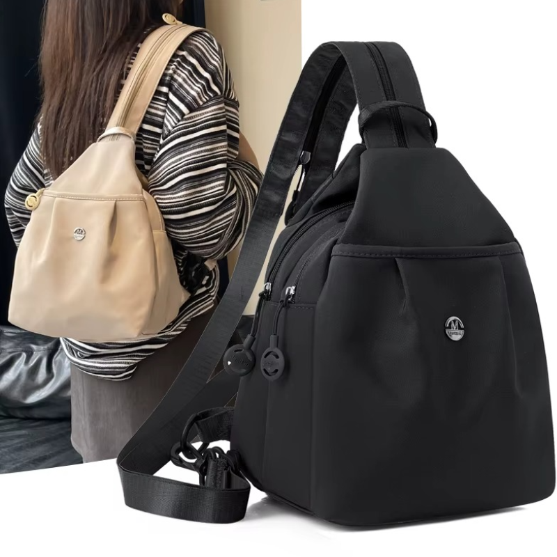 Convertible Crossbody Backpack with Hidden Pockets – Lightweight Water-Resistant Daily Carry Bag for Women & Men