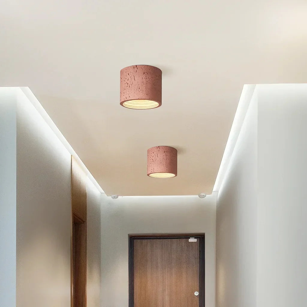Pendant Lamp Minimalist Round Shade Multi-Finish Composite 5.5-7.9 in for Bedroom Dining Kitchen Entryway Cluster Lighting Modern Home Decor | Thomler