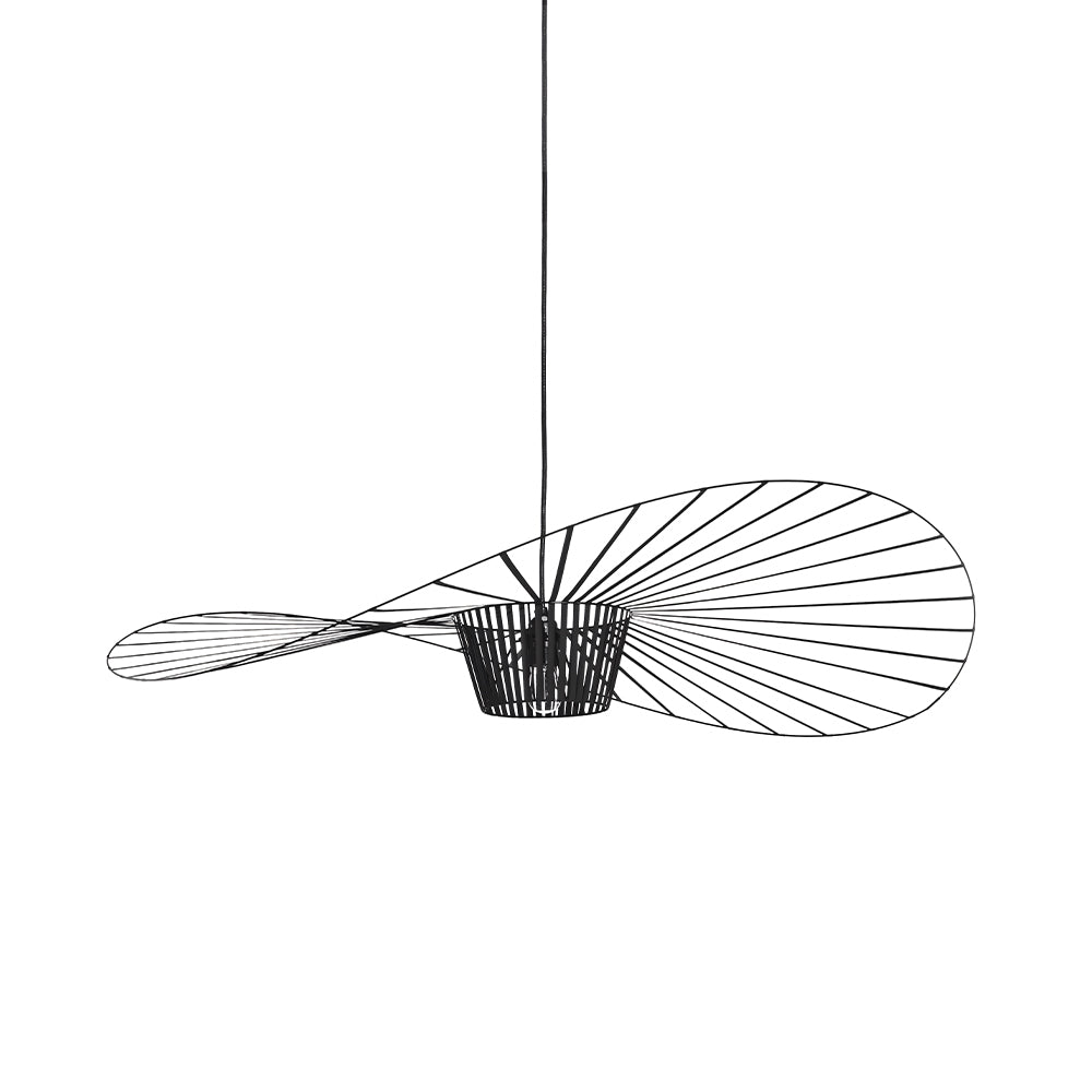 Adjustable Hanging Light Metal & Fabric for Dining Table Kitchen Island Modern Ceiling Fixture E27 Socket Wide Shade Contemporary Home Decor | Thomler