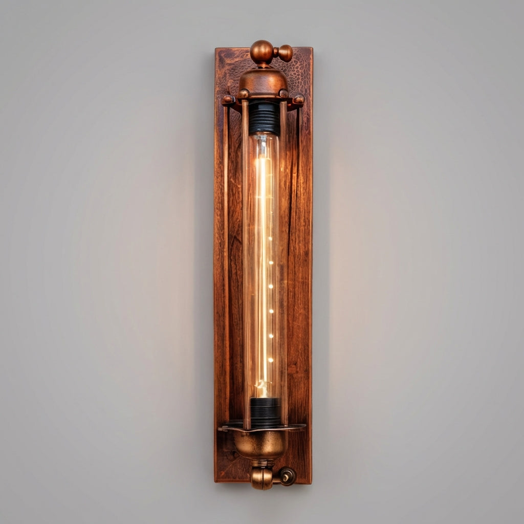 Metallkäfig-Wandleuchte mit integrierter LED, schwarze Industrie-Wandlampe für Flure, Schlafzimmer, Wohnzimmer, Vintage-Loft-Stil Akzentleuchte | Thomler