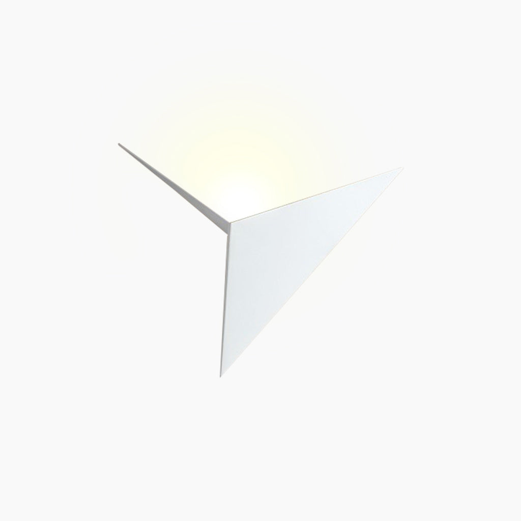 Geometric Triangle Sconce 3W LED Metal Fixture Black White Gold Finish for Hallway Bedroom Accent Lighting Living Room Dining Room Decor | Thomler