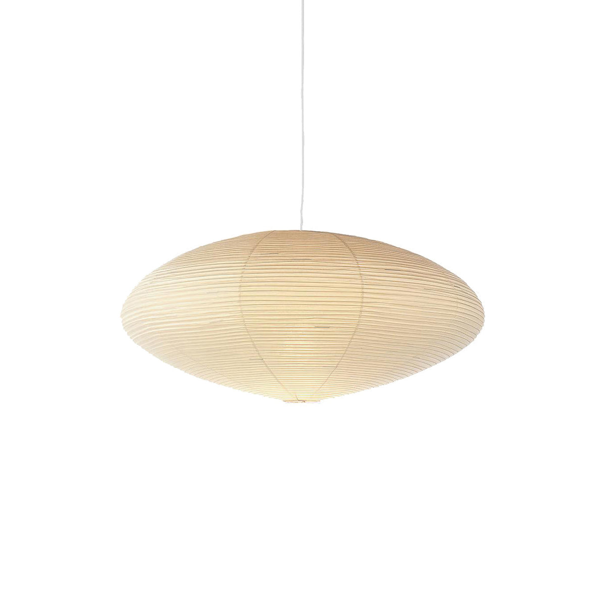 Handgemaakte papieren plafondlamp met verstelbaar snoer, witte hanglamp voor slaapkamer, woonkamer, keuken, eetkamer, moderne binnenlamp | Thomler