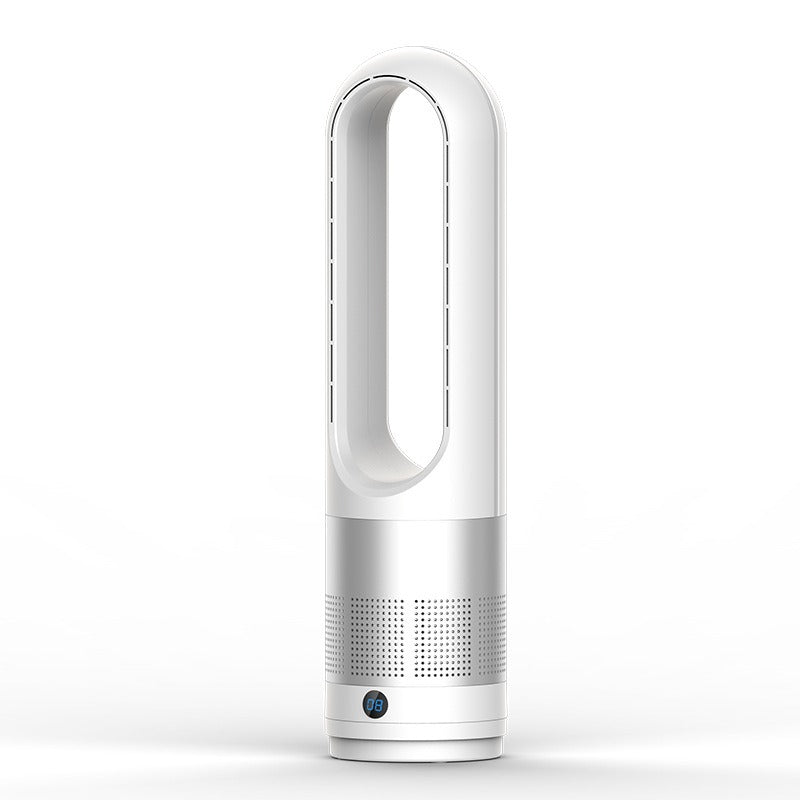 Bladeless Tower Air Cooler with Purifier & Oscillation – 8-Speed Whisper-Quiet Cooling Fan for Bedroom, Living Room & Office – Safe Design