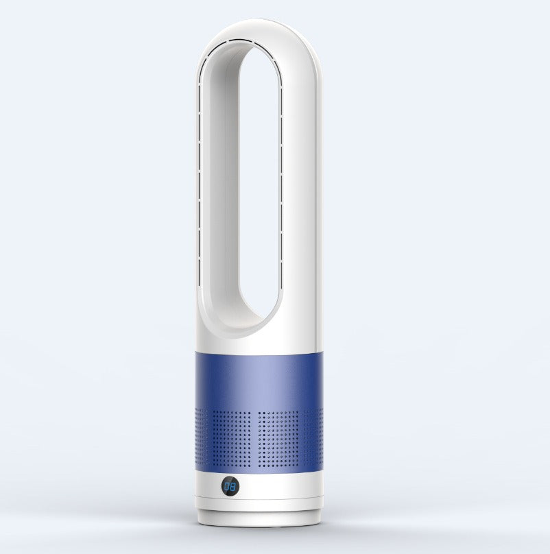 Blattloser Turmventilator mit Luftreiniger & Luftbefeuchter – 8 Geschwindigkeitsstufen, 90°-Oszillation, flüsterleise Kühlung für Schlaf- und Wohnzimmer
