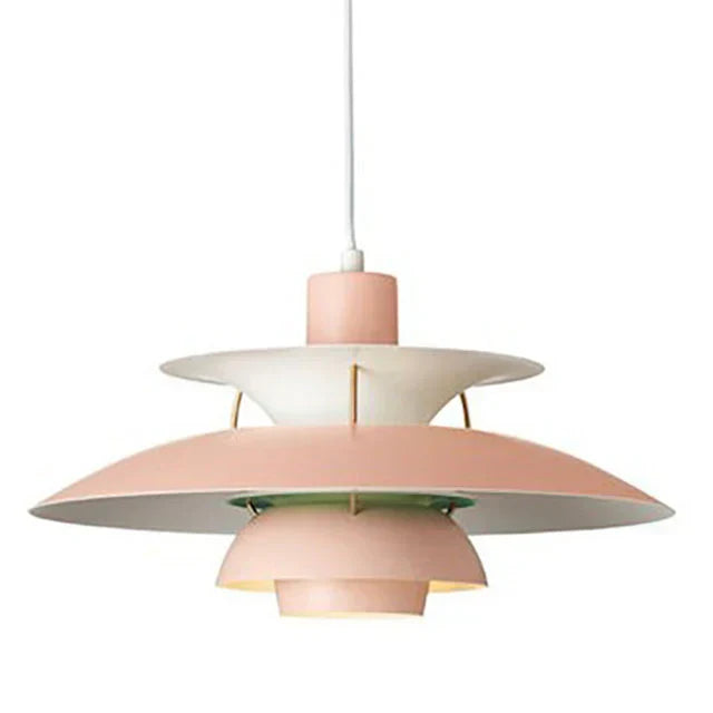 Tiered Metal Ceiling Fixture E27 Socket Mid-Century Style for Kitchen Island Dining Room Breakfast Nook Entryway Adjustable Hanging Light | Thomler