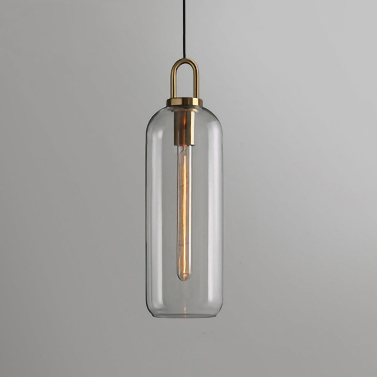 Glass Globe Hanging Light Fixture with Adjustable Cord for Dining Room Kitchen Island Bedroom Modern Minimalist Ceiling Pendant Lamp | Thomler