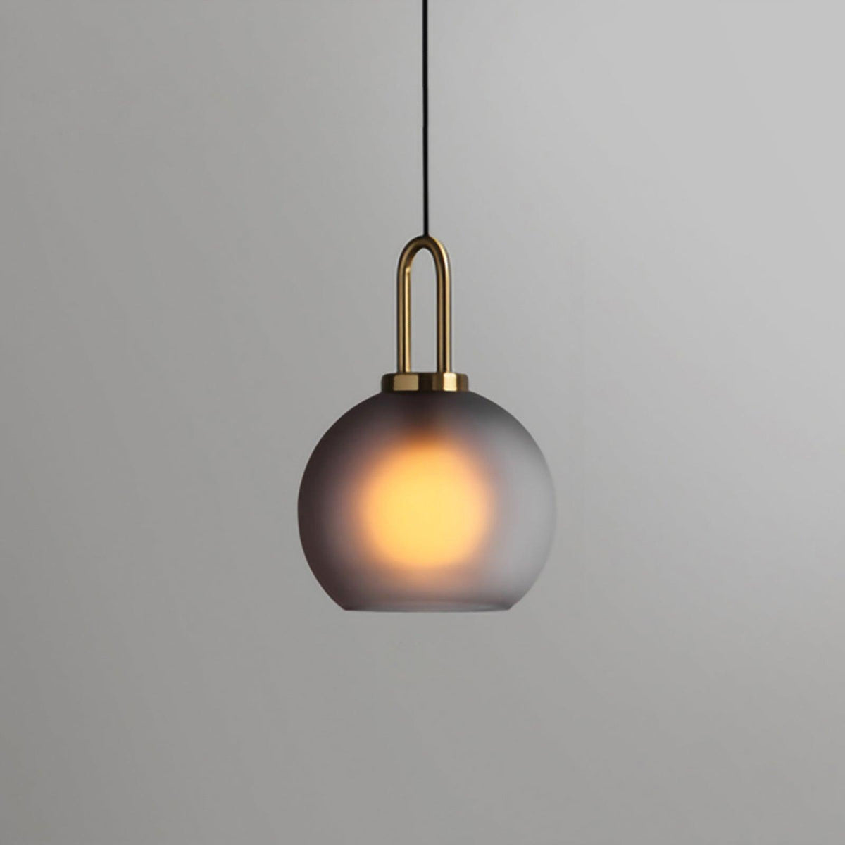 Glass Globe Hanging Light Fixture with Adjustable Cord for Dining Room Kitchen Island Bedroom Modern Minimalist Ceiling Pendant Lamp | Thomler