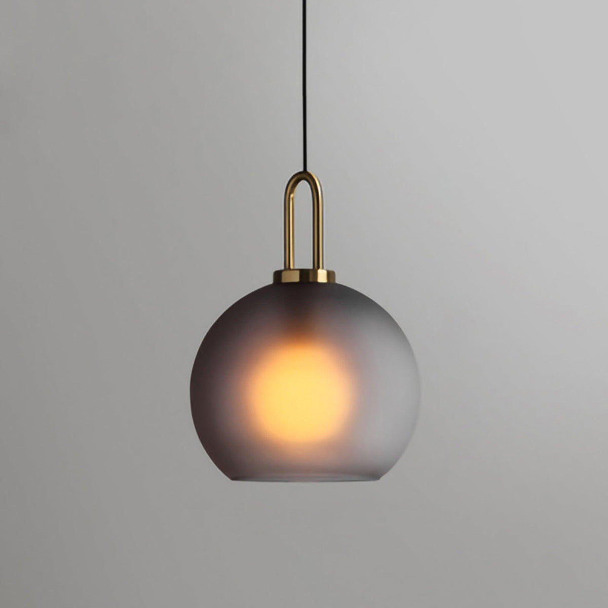 Glass Globe Hanging Light Fixture with Adjustable Cord for Dining Room Kitchen Island Bedroom Modern Minimalist Ceiling Pendant Lamp | Thomler