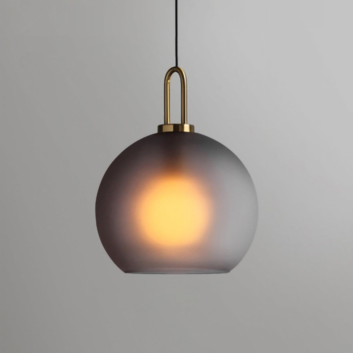 Glass Globe Hanging Light Fixture with Adjustable Cord for Dining Room Kitchen Island Bedroom Modern Minimalist Ceiling Pendant Lamp | Thomler