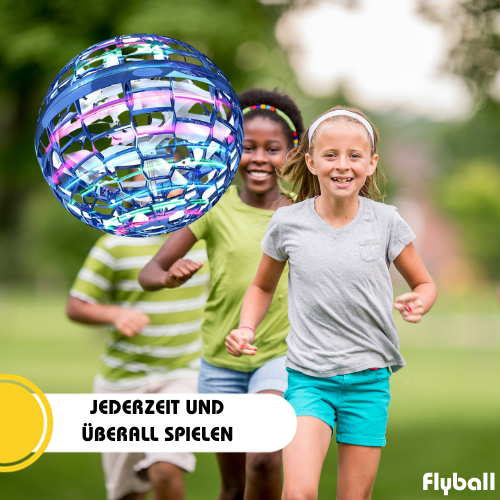 Interactive Hovering Spinner Ball with LED Lights for Indoor and Outdoor Play | Rechargeable Flying Toy for Kids and Adults | Thomler