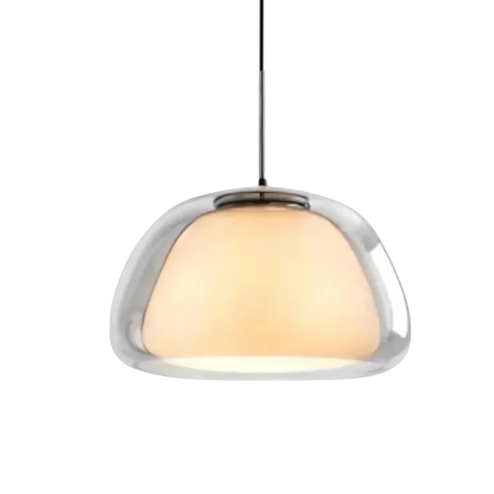 Glass Globe Ceiling Light 10-Inch Adjustable Height for Island Counter Dining Kitchen Spaces Ambient Lighting Multi-Fixture Compatible | Thomler
