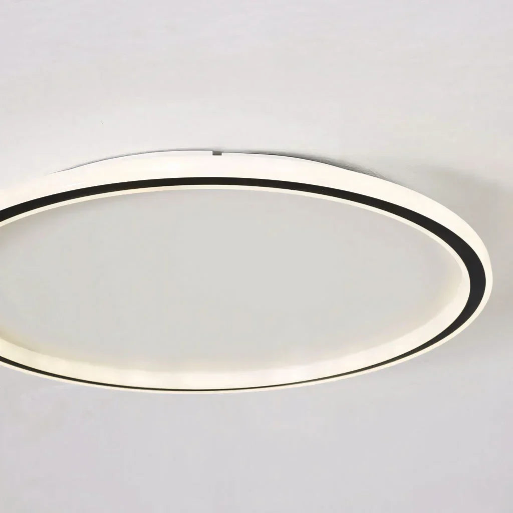 Round LED Flush Mount Ceiling Light 12in 16in 20in Metal Fixture Dimmable Color Temperature Living Room Bedroom Office Hallway | Thomler