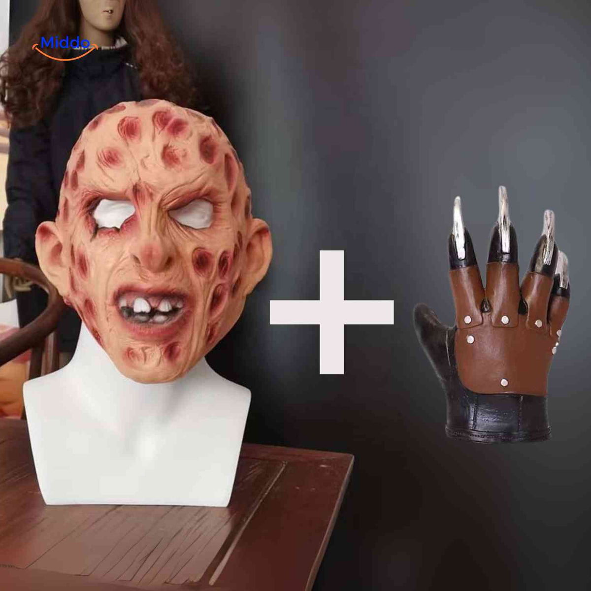 Frightening Latex Horror Character Mask – Lifelike Detail, Breathable Silicone for Costume Parties & Cosplay Events