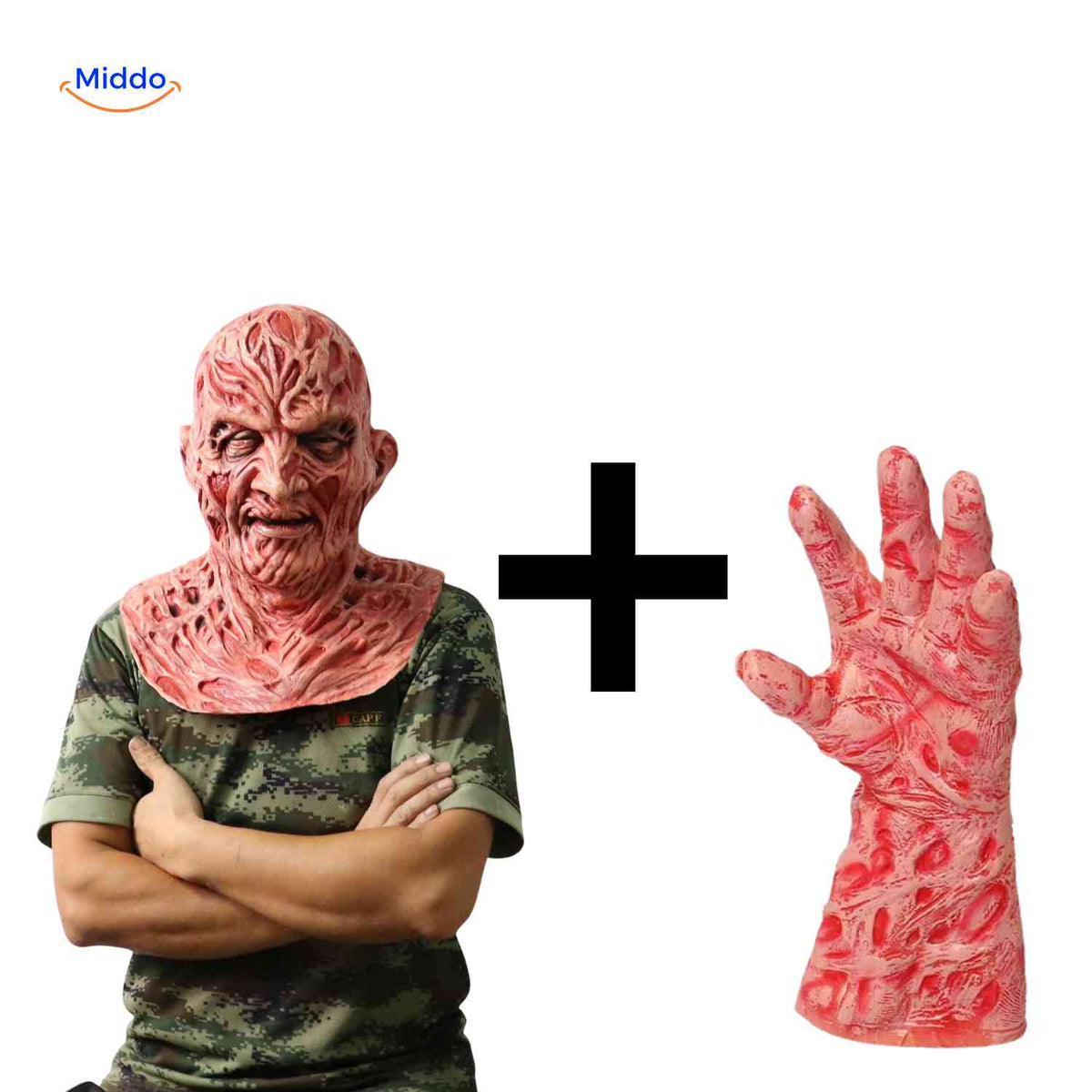 Frightening Latex Horror Character Mask – Lifelike Detail, Breathable Silicone for Costume Parties & Cosplay Events