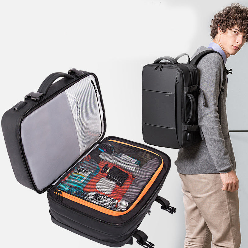 Professioneller Laptop-Rucksack mit USB-Ladeanschluss für Arbeit, Schule & Reisen – Wasserabweisender Commuter-Tagesrucksack für Damen & Herren
