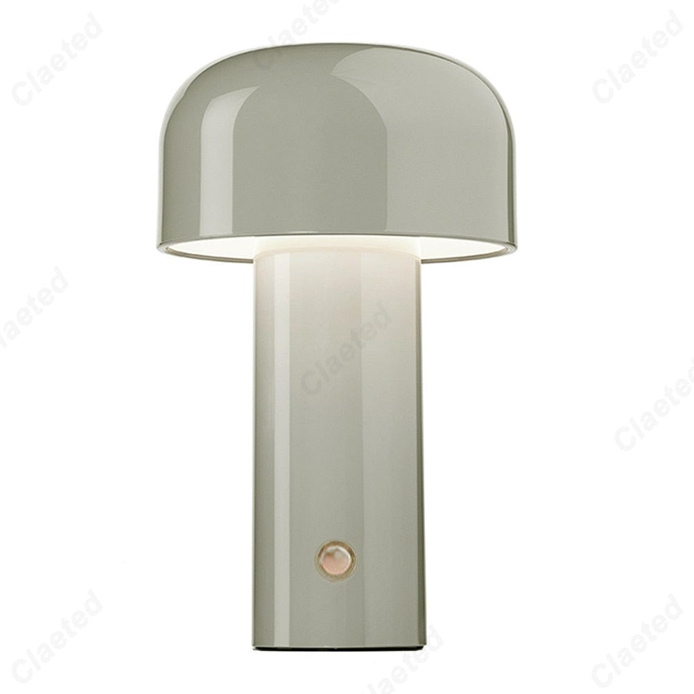Draadloze aanraakgevoelige ledlamp, USB-oplaadbaar, draagbare sfeerverlichting voor slaapkamer, bureau, nachtkastje, woonkamer, moderne retro-huisverlichting | Thomler
