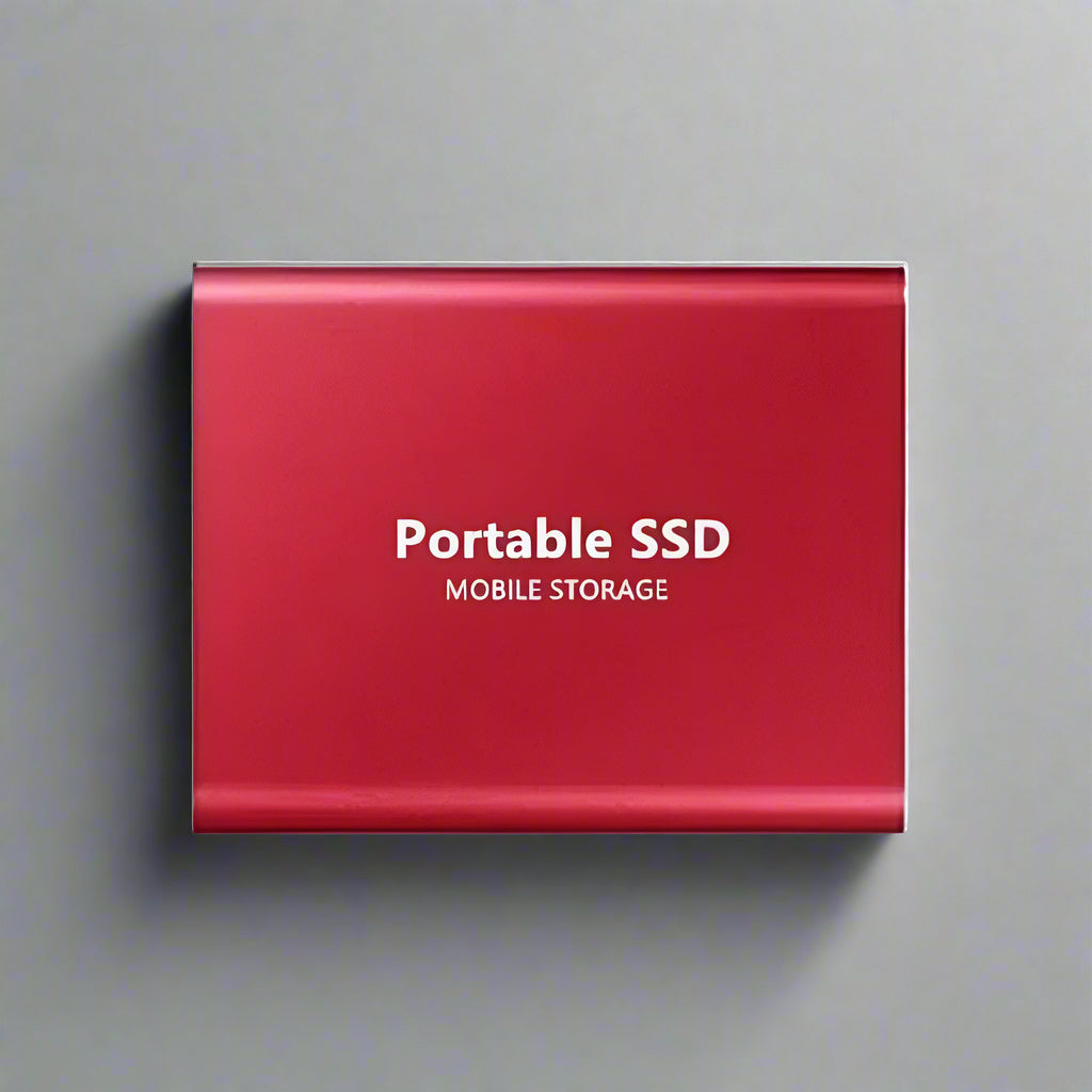 USB Solid State Drive External Hard Disk for Laptops & Desktop PCs Black Red Blue High-Speed File Transfer Pocket-Size Backup Solution for W | Thomler