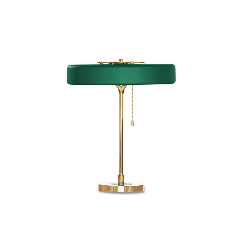 Adjustable Desk Light with Counterweight 10W LED Brass Finish Midcentury Modern Pull Chain Switch for Nightstand Office Home | Thomler