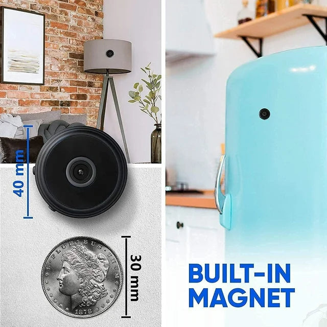 Mini-Funkkamera mit Magnetbefestigung, Audio- und Video-Liveübertragung