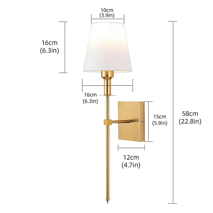 Rechargeable Sconce Pair 6.3 in × 23 in Battery-Operated Fixture Indoor Outdoor Hallway Bedroom Patio Balcony Garden Entryway Accent Lightin | Thomler