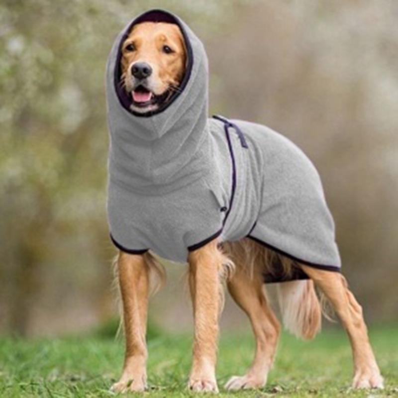 Albornoz ajustable para mascotas