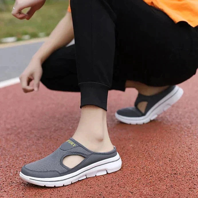 Orthopedische huisslippers met steunzolen voor verlichting van hielpijn en voetcomfort voor dames en heren voor thuisgebruik