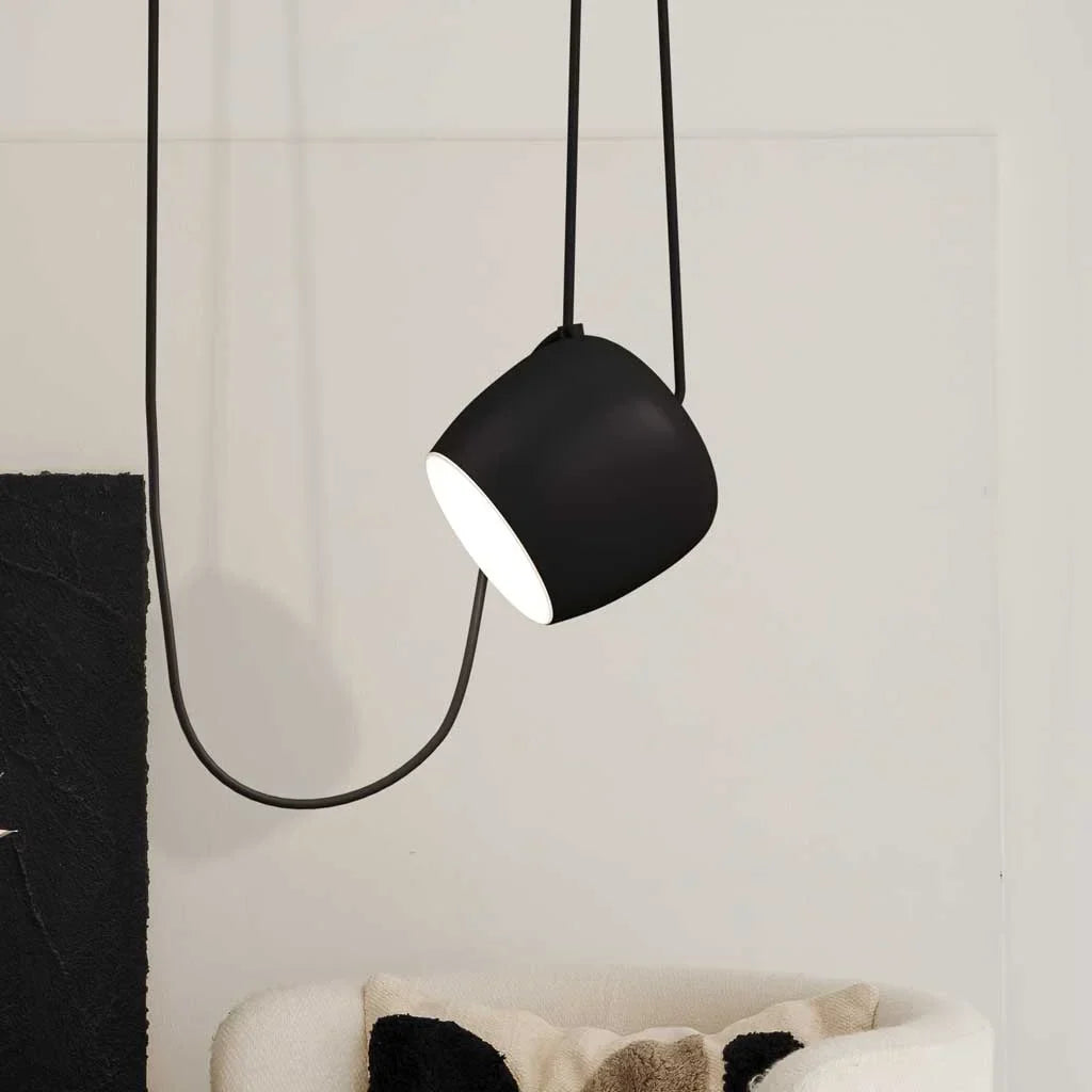 Ceiling Pendant Light Fixture with Adjustable Heads and Cable, 10W LED Dimmable Hanging Lamp, Black Aluminum Modern Lighting for Kitchen Isl | Thomler