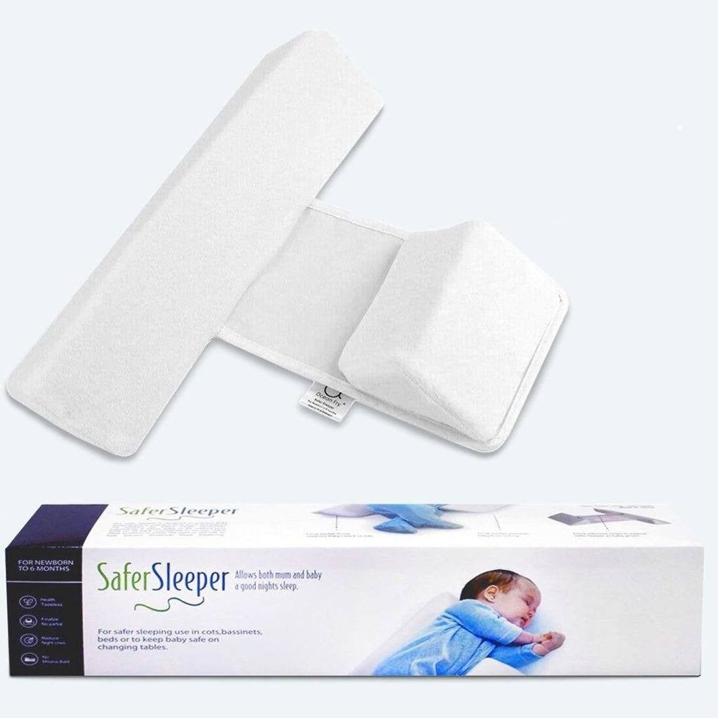 Keilförmige Baby-Schlafstütze für sichere Rückenlage | Atmungsaktives Schaumstoff-Stützkissen für Neugeborene | Sicherheitsrolle fürs Kinderbett