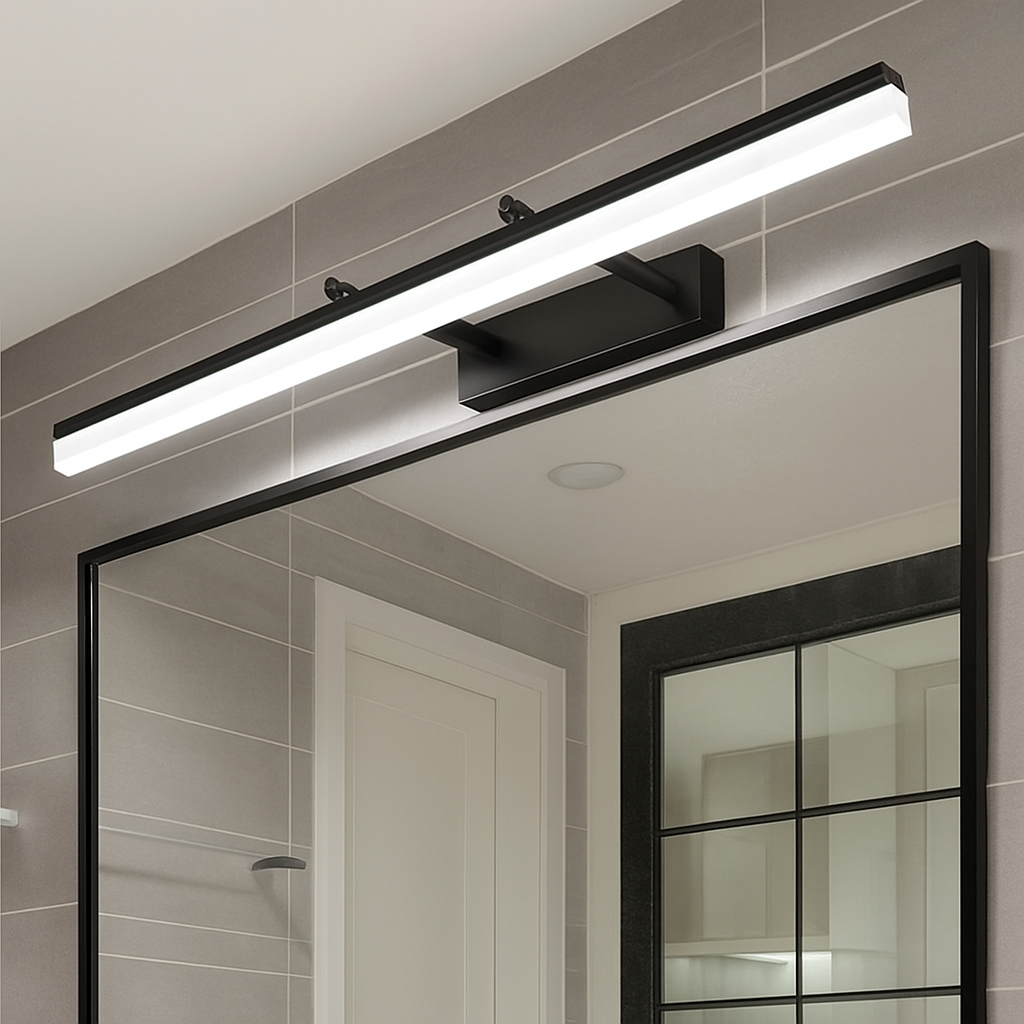Adjustable LED Bathroom Vanity Light 20 in Aluminum Wall Sconce for Mirror Artwork Hallway Modern Linear Fixture Warm Cool Lighting | Thomler