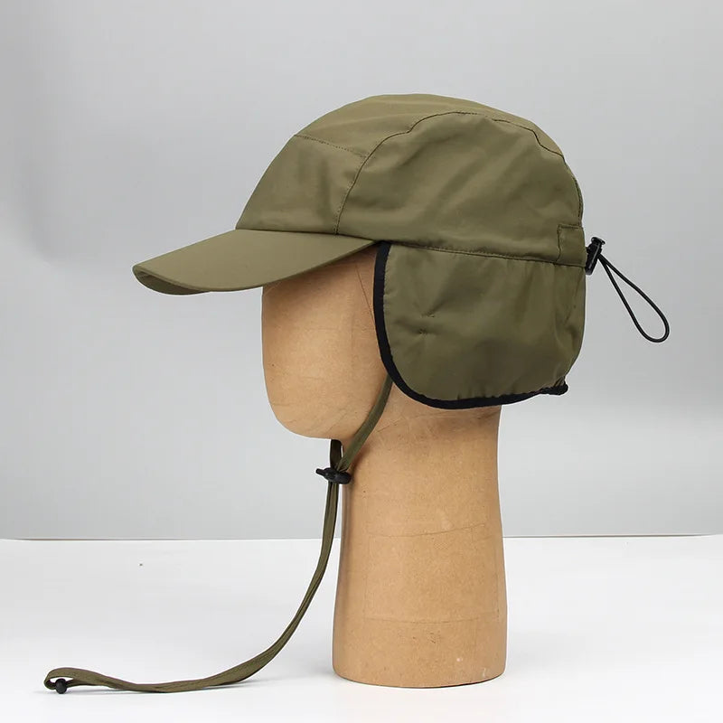 Aviator-Style Cold-Weather Hat with Fleece-Lined Foldable Ear Coverage for Men & Women