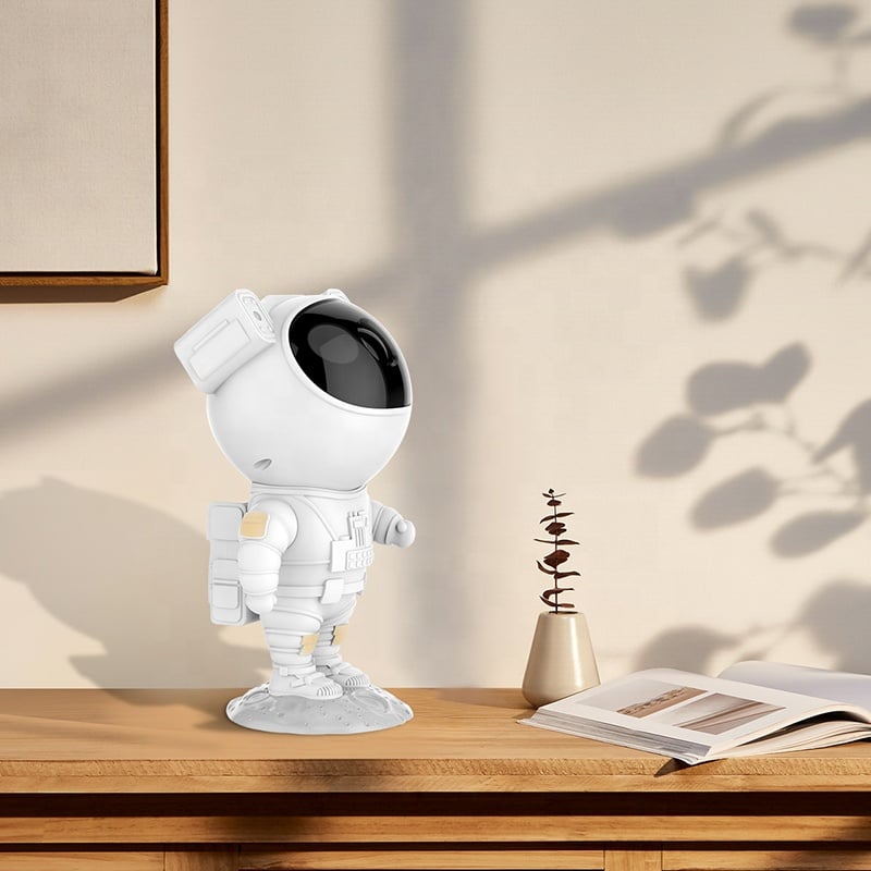Space Star Projector Night Light with Removable Astronaut Figure for Bedroom & Kids Room | RGB LED Nebula Ceiling Lamp with Remote Control T | Thomler