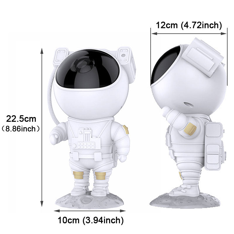 Space Star Projector Night Light with Removable Astronaut Figure for Bedroom & Kids Room | RGB LED Nebula Ceiling Lamp with Remote Control T | Thomler