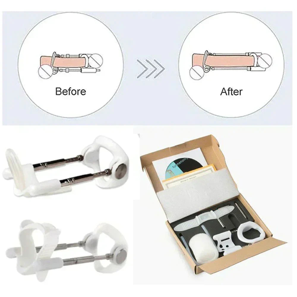 Adjustable Traction Support Device for At-Home Comfort & Natural Enhancement | Discreet Body-Safe System