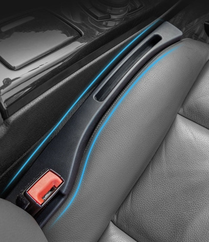 Opvulstukken voor tussen console en voorstoelen – Gewatteerde kunstlederen spacers voorkomen dat voorwerpen tussen autostoel en middenconsole vallen – Uni | Thomler