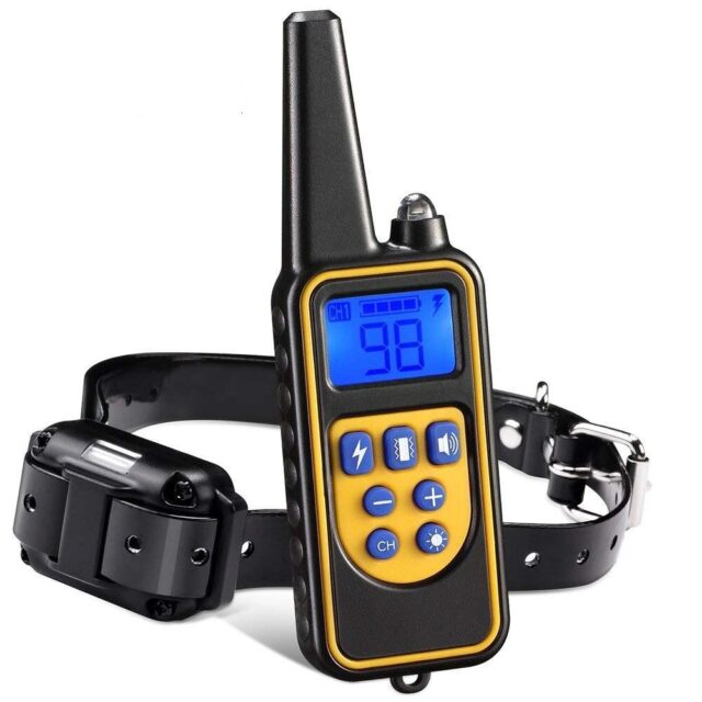 Ferntrainingshalsband für Hunde mit Ton-, Vibrations- und Impulsmodi – 800 m Reichweite, wiederaufladbar