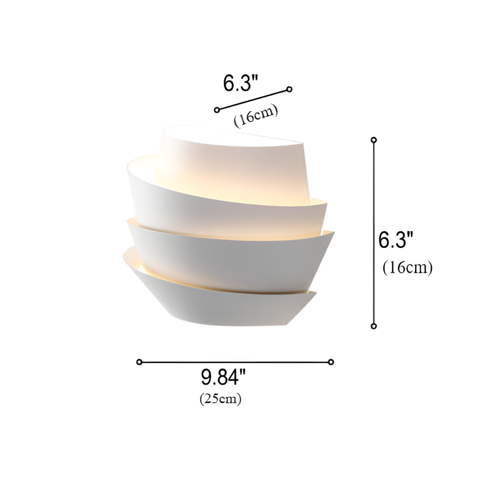 Moderne Scandinavische wandlamp met dubbele spot
