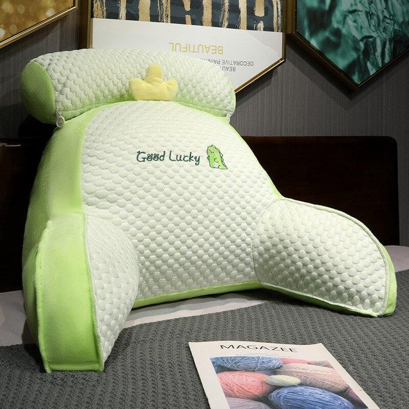 Lendenwirbelstützkissen aus Memory-Schaum für Stühle und Fahrzeuge, Haltungskorrektur-Kissen, 42 cm breit, Entlastungspolster für Home-Office-Schreibtischstühle
