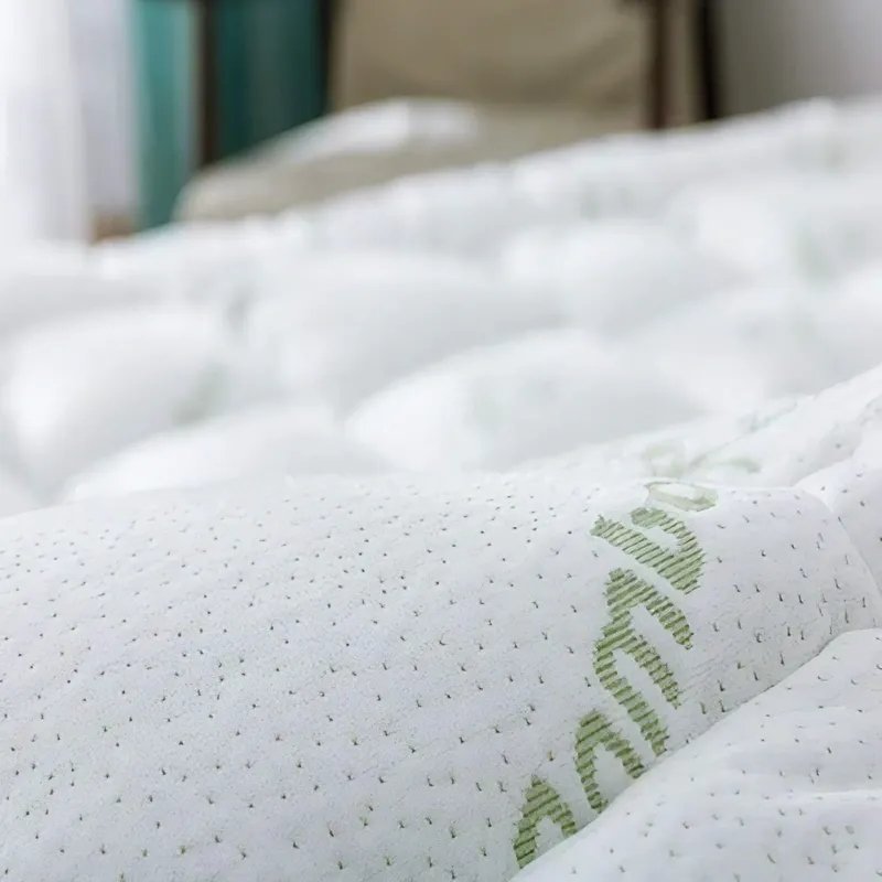 2-Inch Breathable Bamboo Mattress Pad Overlay for Cooling Comfort | Hypoallergenic Bed Cover for Hot Sleepers | Twin Full Queen King | Thomler