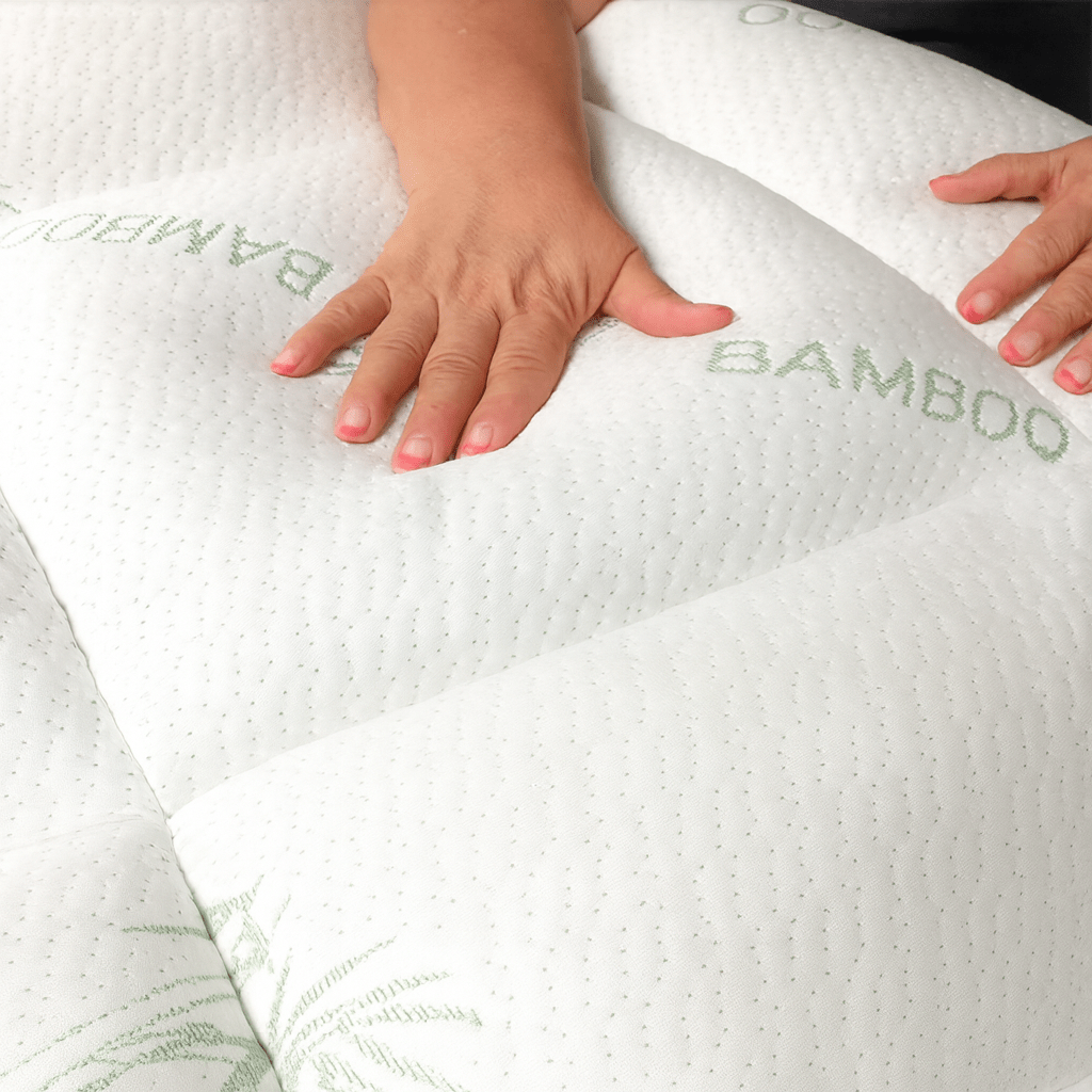 2-Inch Breathable Bamboo Mattress Pad Overlay for Cooling Comfort | Hypoallergenic Bed Cover for Hot Sleepers | Twin Full Queen King | Thomler