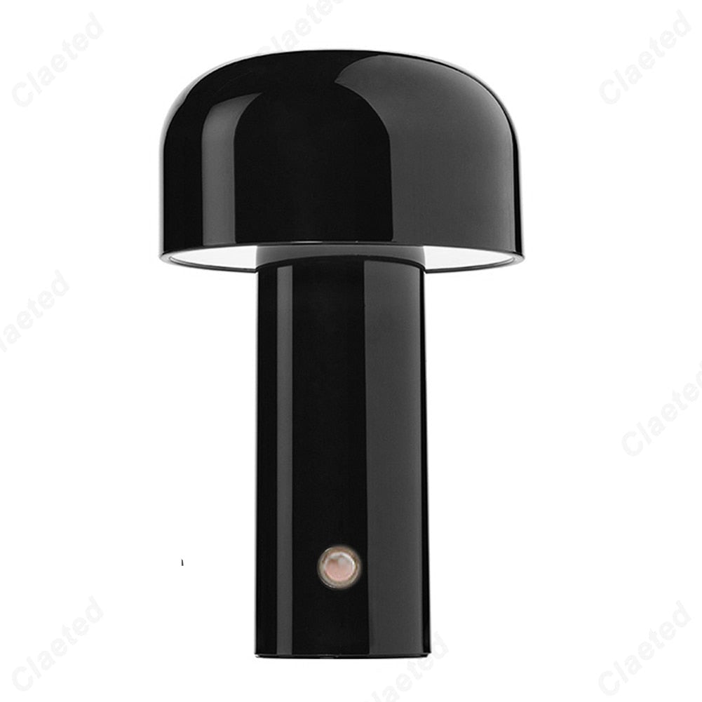 Draadloze aanraakgevoelige ledlamp, USB-oplaadbaar, draagbare sfeerverlichting voor slaapkamer, bureau, nachtkastje, woonkamer, moderne retro-huisverlichting | Thomler