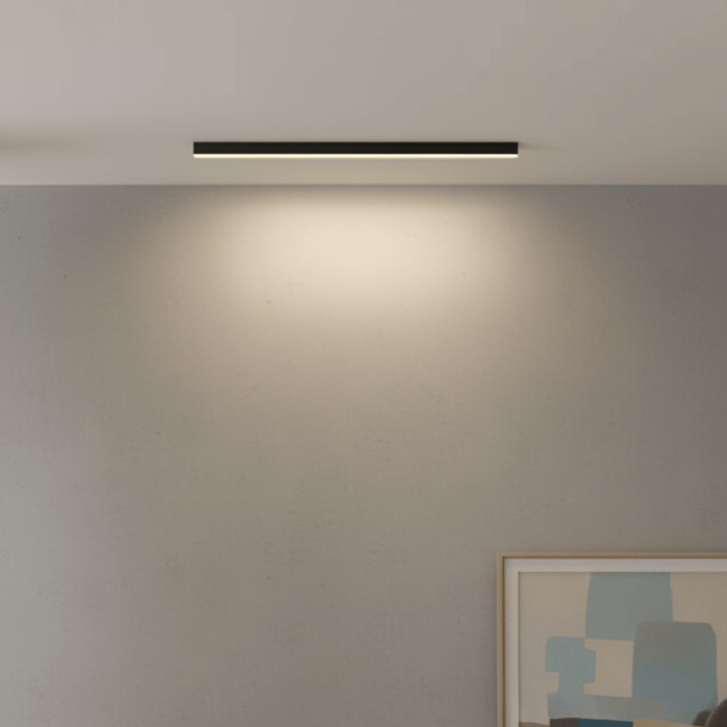 LED-plafondlamp 24 inch aluminium modern bovenlicht voor keuken eetkamer hal kantoor slaapkamer energiebesparend geïntegreerd | Thomler