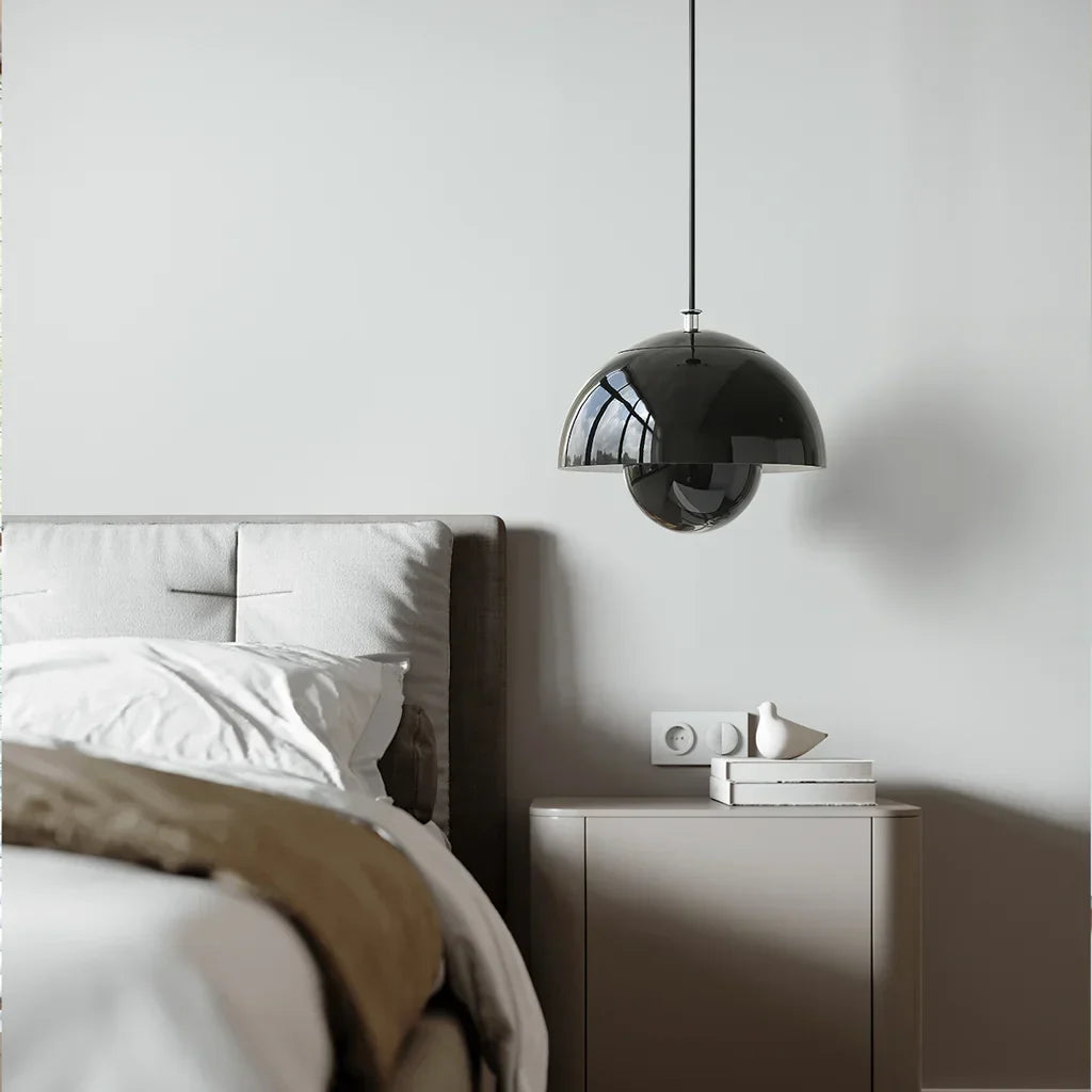 Globe Plafondlamp 10 Inch Metalen Hanglamp voor Keukeneiland Eetkamer Moderne Industriële Hangende Bol Kroonluchter Verstelbaar Snoer | Thomler