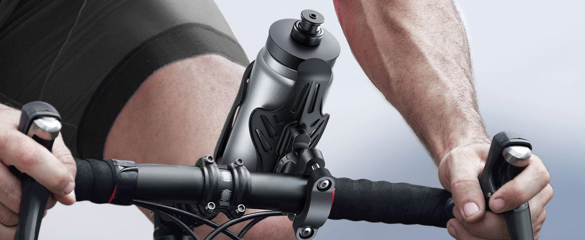 Bike Bottle Holder With Adjustable Arm For Secure Fit On Any Ride