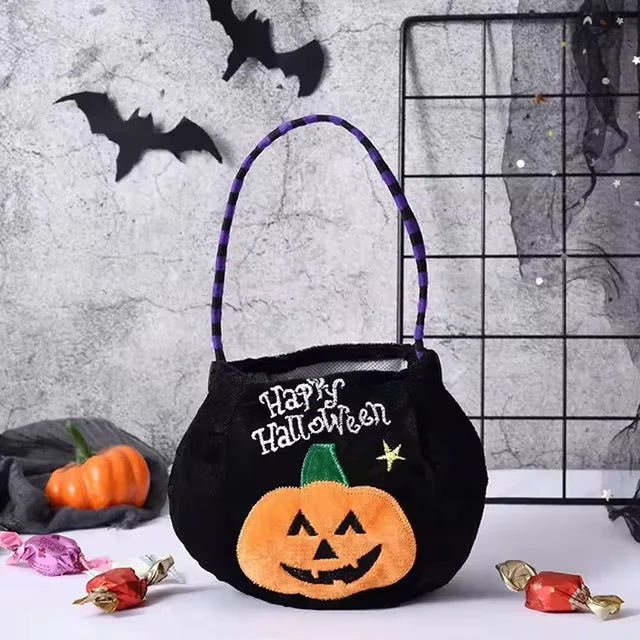Kürbis-Süßigkeitstasche für Halloween für Kinder