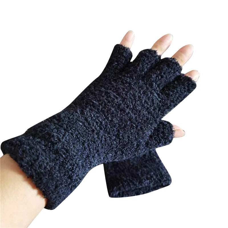 Winter Comfort Gebreide Handschoenen zonder Vingertoppen