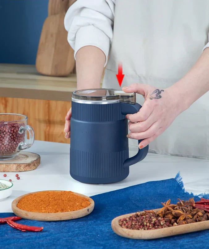 Electric Countertop Flour Mill for Whole Grains, Coffee Beans, Spices & Seeds – Stainless Steel Home Grinding Machine | Thomler