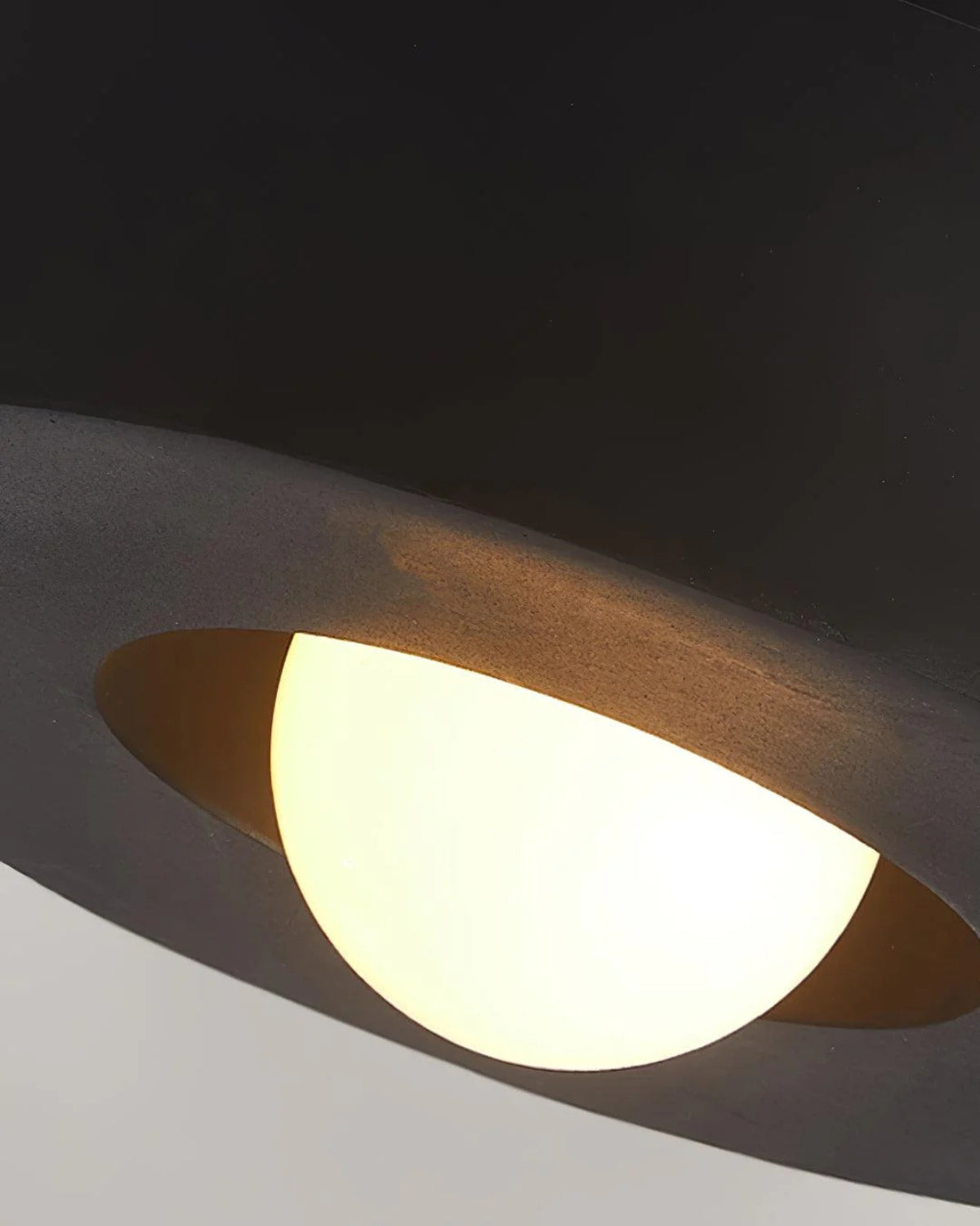 12-Inch Flush Mount LED Ceiling Light Fixture Resin Disc Contemporary Round Panel for Bedroom Hallway Living Room 3000K Warm Glow | Thomler