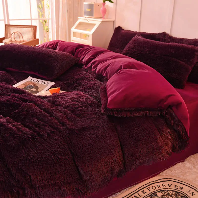 Ultra-Soft Sherpa Fleece Comforter Set – Plush Cloud-Like Warmth for Winter Nights