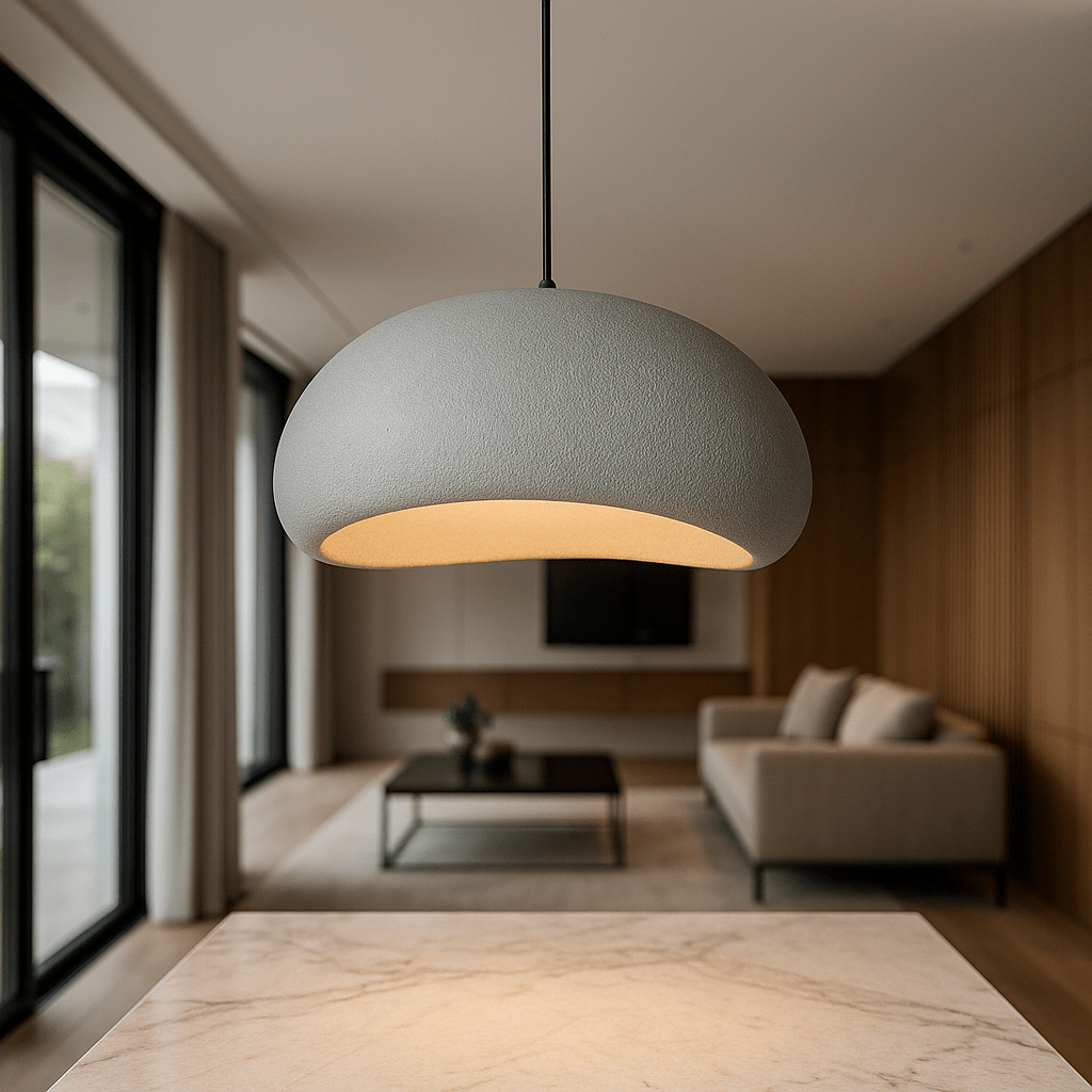 Dome Drop Ceiling Light with Height-Adjustable Cable E27 Socket Dimmable Fixture for Kitchen Island Dining Table | Thomler