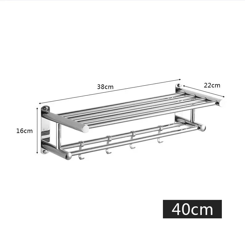Ruimtebesparend wandrek met modern minimalistisch design voor badkamer en keuken